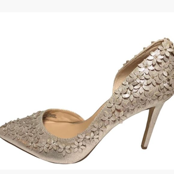 International Concepts Inc. Karlay d'Orsay Metallic Gold Pointy Pumps  EUC 8.5US - Picture 7 of 15